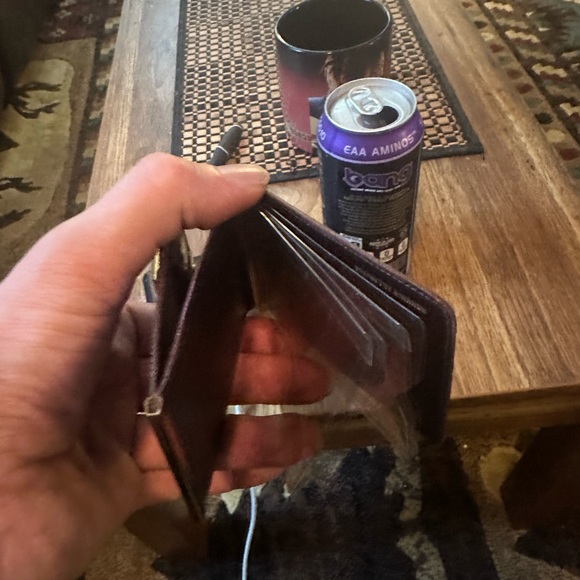 VINTAGE WALLET BILLFORD CARD HOLDER WITH HANOVER (SWISS) WATCH GENUINE ALLIGATOR - Picture 13 of 13